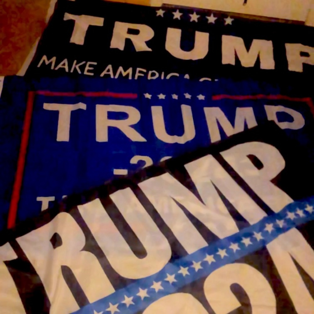 Trump flags